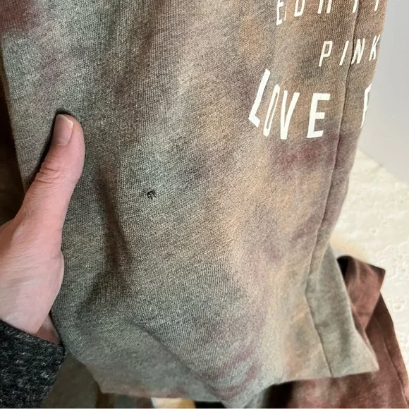 Victoria’s Secret pink tie dye sweatpants - Picture 3 of 5
